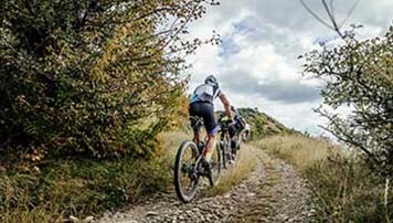 biking outdoors